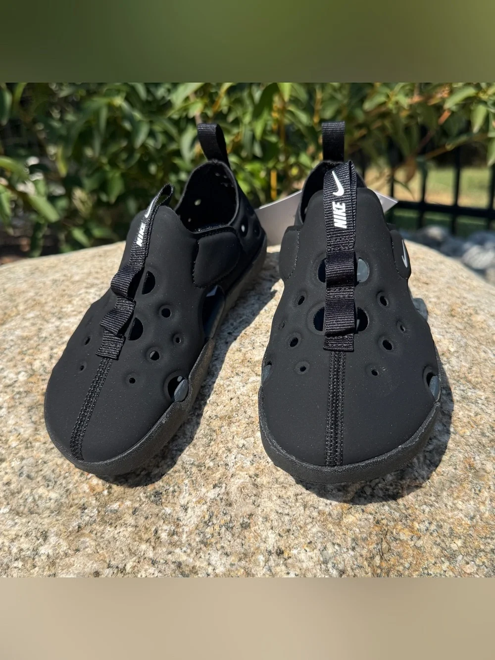 Nike Sunray Protect 4 TD Boys Girls 10C Black Water Sandals NWT HF6278-001 Comfy
